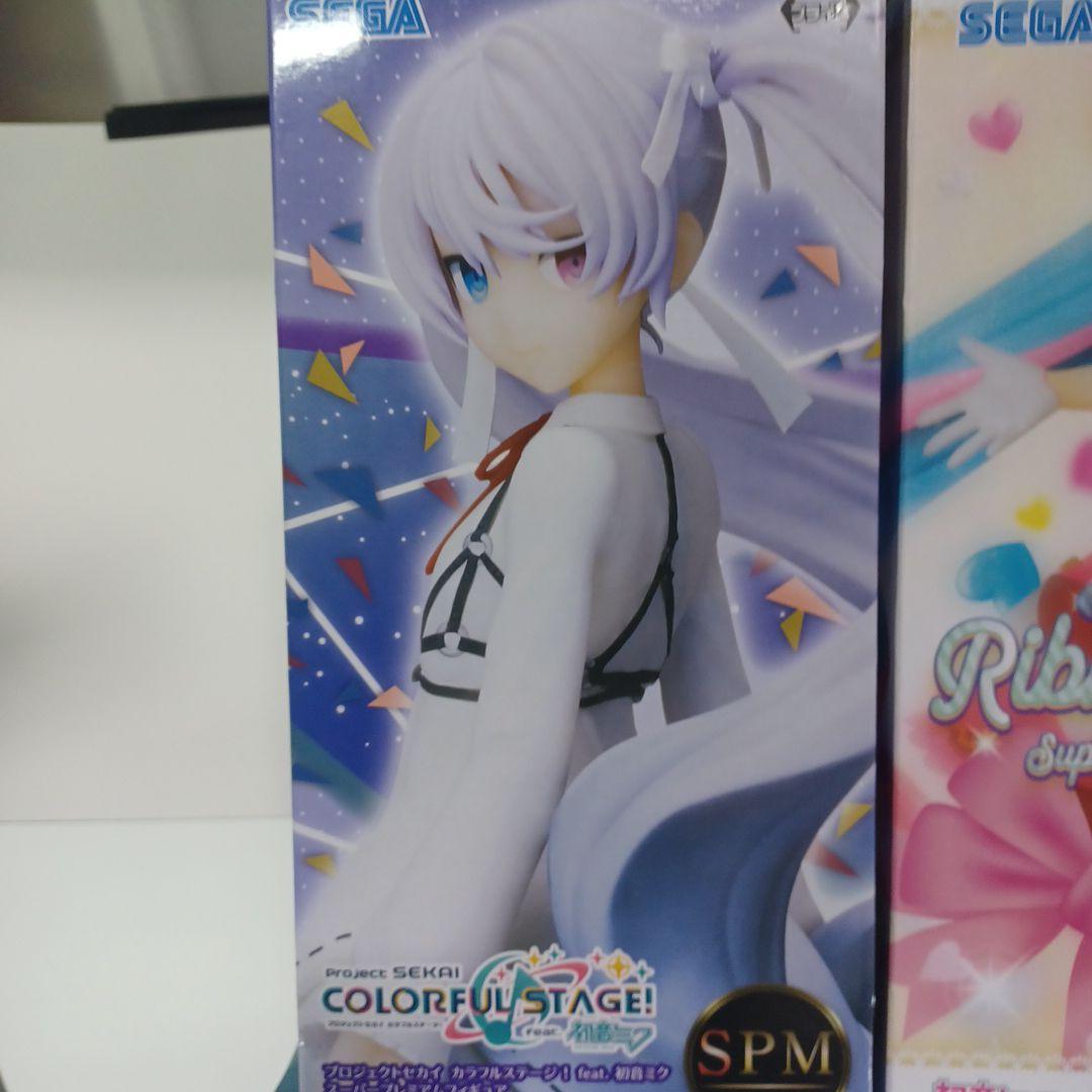 スーパープレミアムフィギュア　SPM　ミク　CA　リボン　カラフル　誰もいない