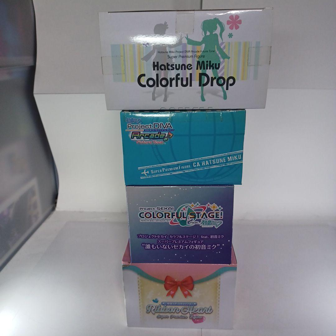 スーパープレミアムフィギュア　SPM　ミク　CA　リボン　カラフル　誰もいない
