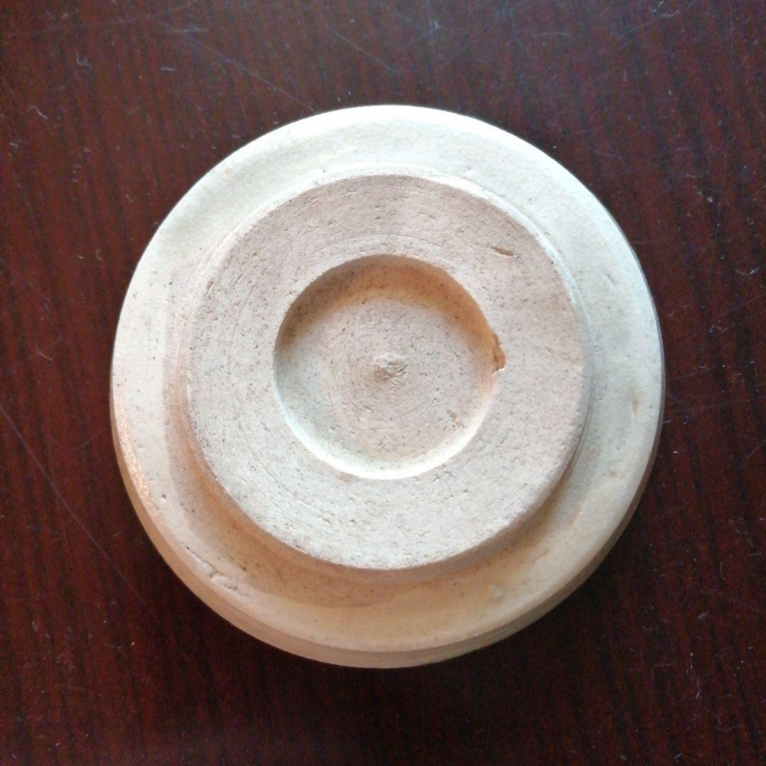 美濃焼　織部干柿文小皿　10枚　9cm　幕末～明治期