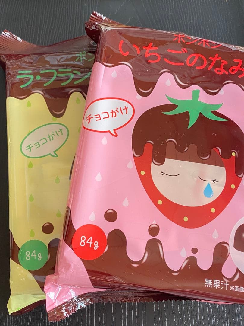 ボンボン いちごのなみだ ラ・フランスのなみだ チョコがけ 2袋 - メルカリ