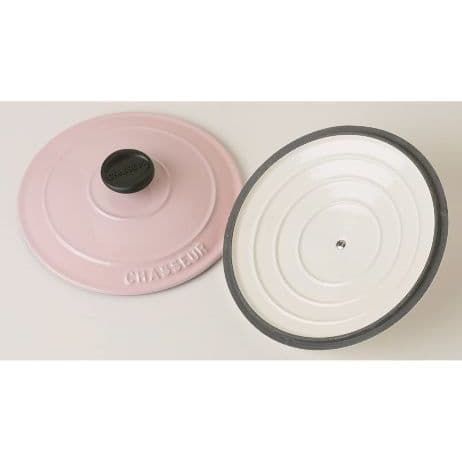 【新品】CHASSEUR シャスール ラウンドキャセロール18cm ピンク
