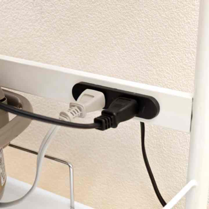 【新品、送料無料！】コンセント付　レンジ台