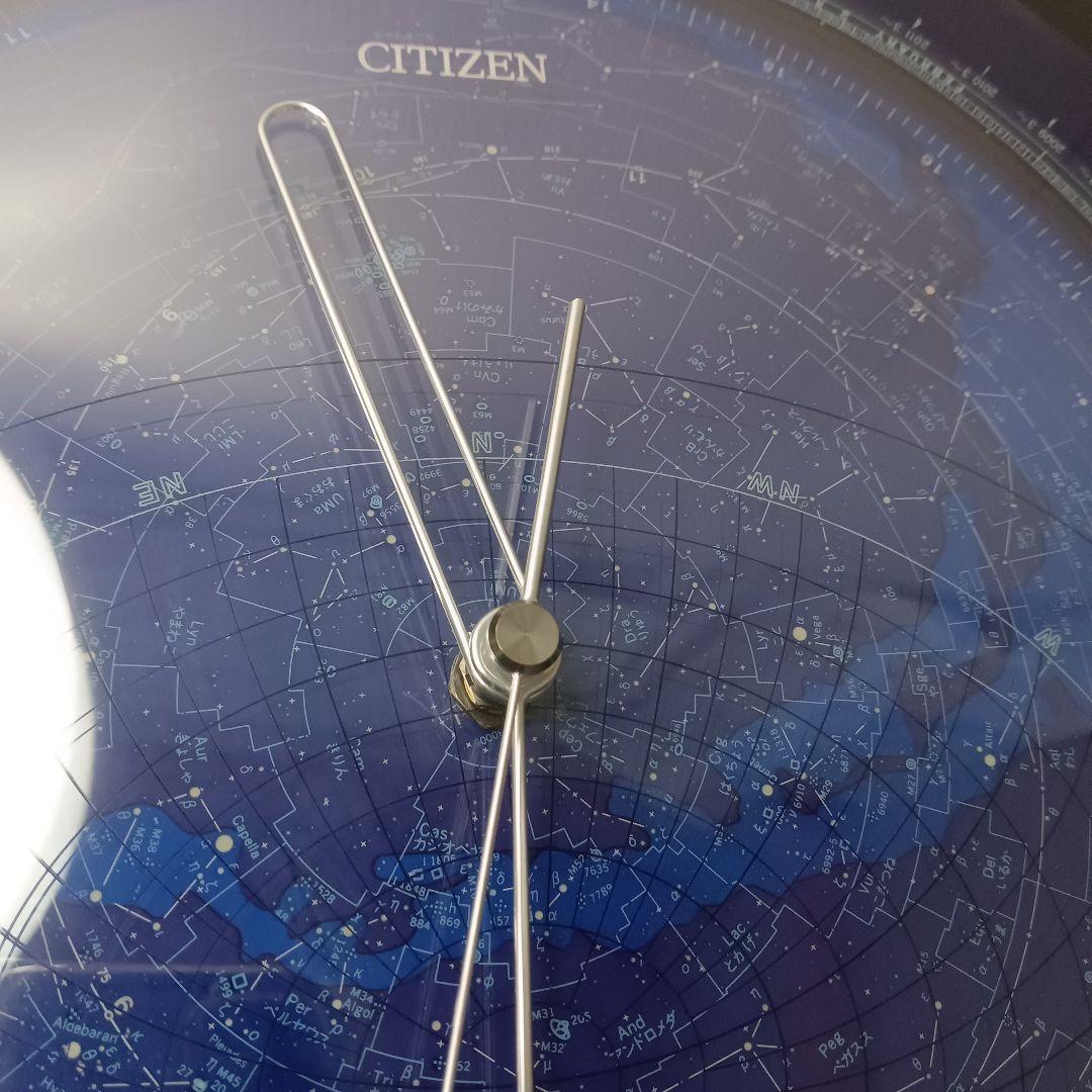 希少美品 動作品 CITIZEN 4MY602 掛時計 コスモサイン 天体 星座