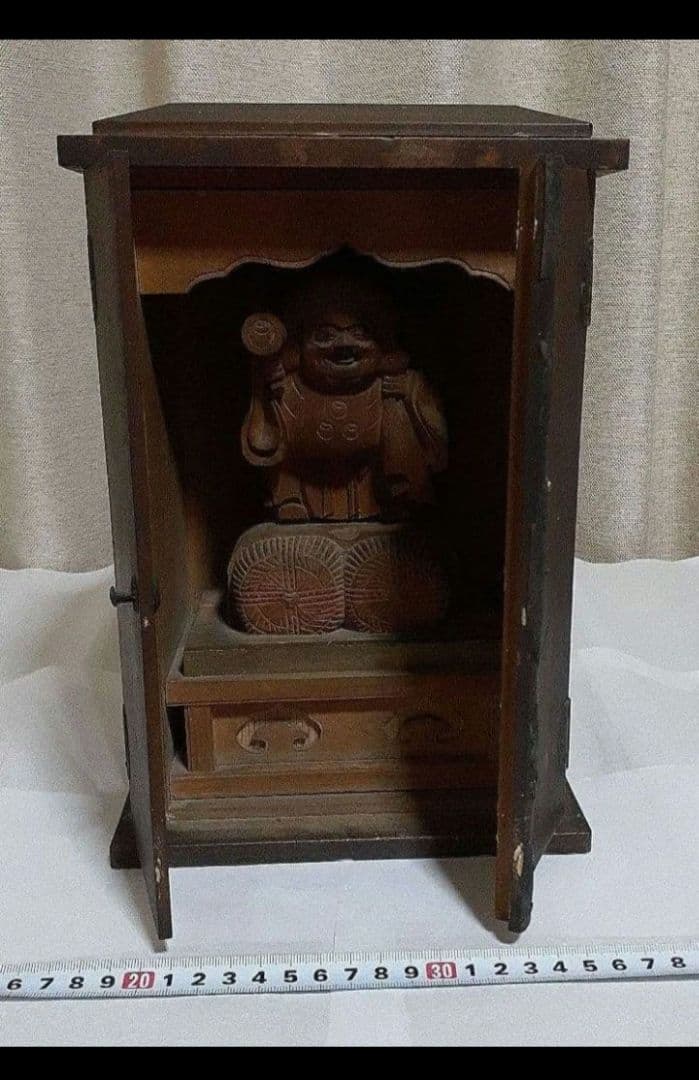 大黒天　　仏像　大型厨子