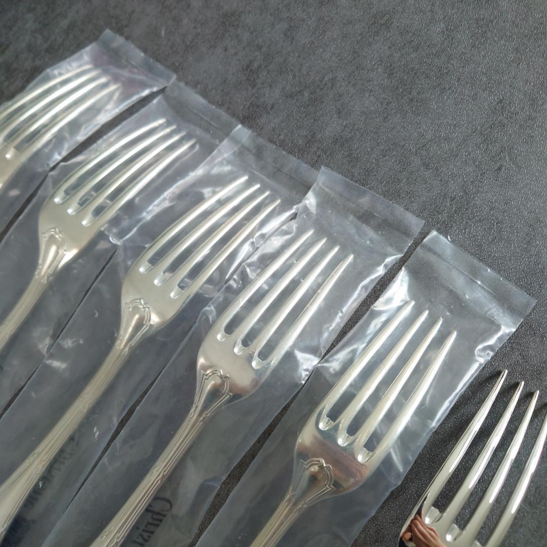 極美品 クリストフル リュバン スタンダードフォーク 未開封含む 6点