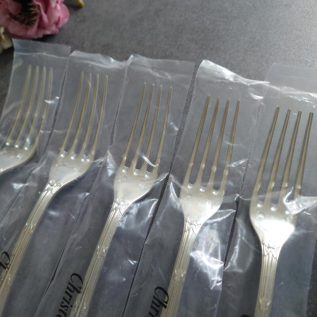 極美品 クリストフル リュバン スタンダードフォーク 未開封含む 6点