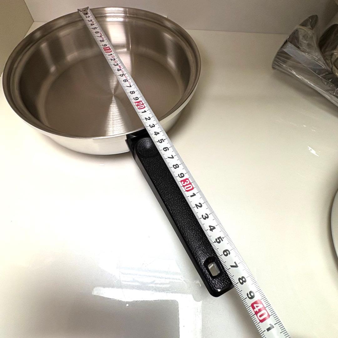 激安　EKCO ウルトライーズ・アンバサダー　小フライパン 3コート片手鍋　蓋付