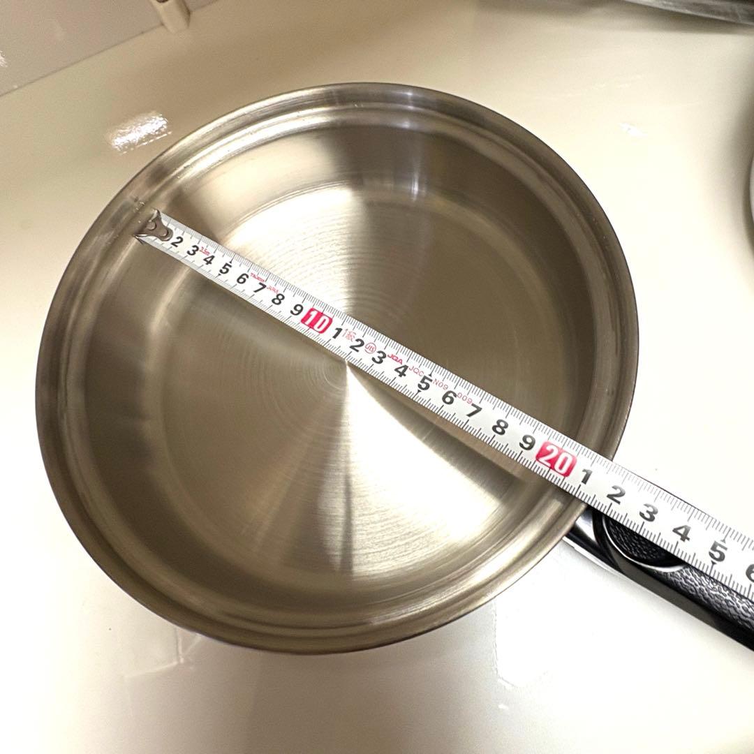 激安　EKCO ウルトライーズ・アンバサダー　小フライパン 3コート片手鍋　蓋付