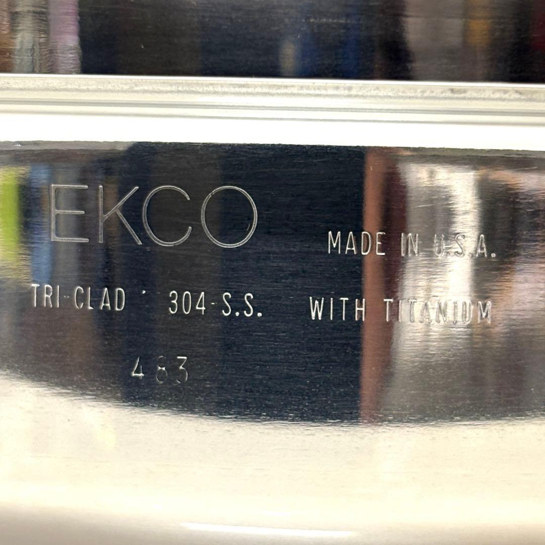 激安　EKCO ウルトライーズ・アンバサダー　小フライパン 3コート片手鍋　蓋付