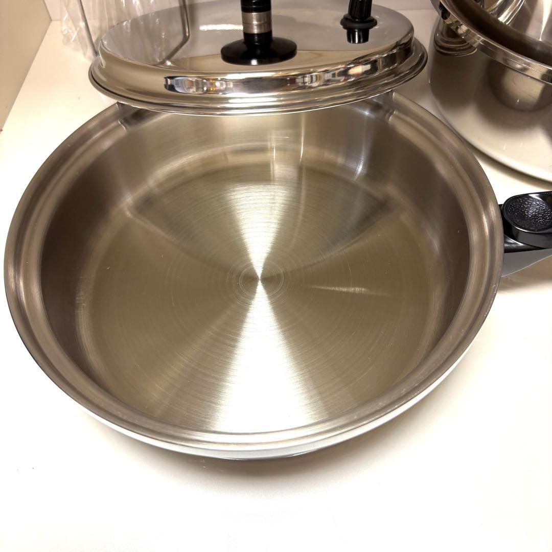 激安　EKCO ウルトライーズ・アンバサダー　小フライパン 3コート片手鍋　蓋付