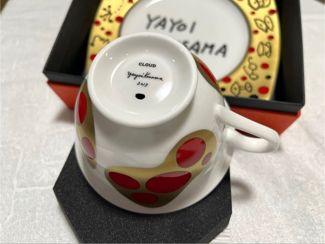 草間彌生 陶器 ティーウェア 雲(ティーカップ)