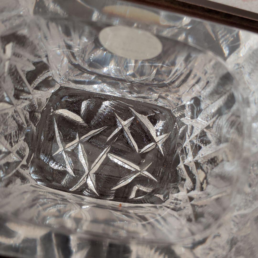 クリスタルガラス 高級灰皿セット