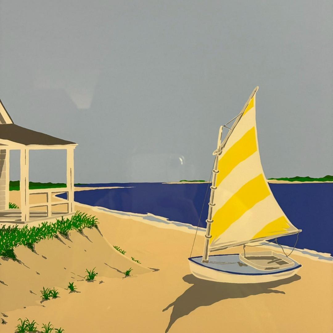 美品 エリック・ホルク「サマーパレス」シルクスクリーン 直筆サイン