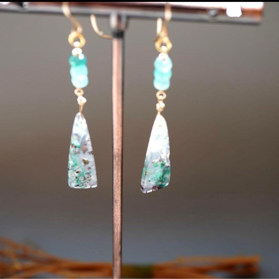 stcat風 大振りストライプヴィンテージ♡イヤリング