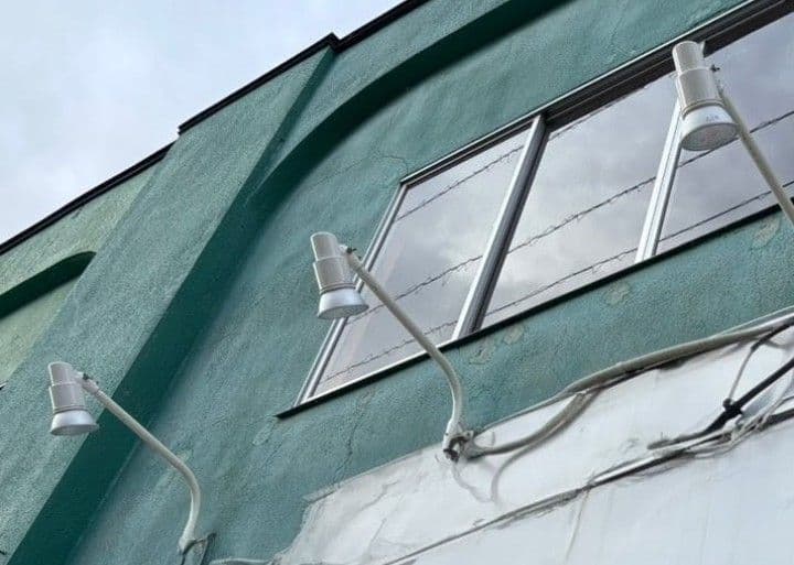 屋外用LEDスポットライト/看板照明/センサー付