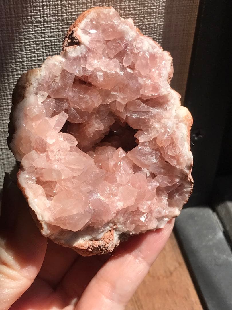 ☘️希少❤️奇跡　ピンクアメジスト ドーム パワーストーン 天然石 置き物