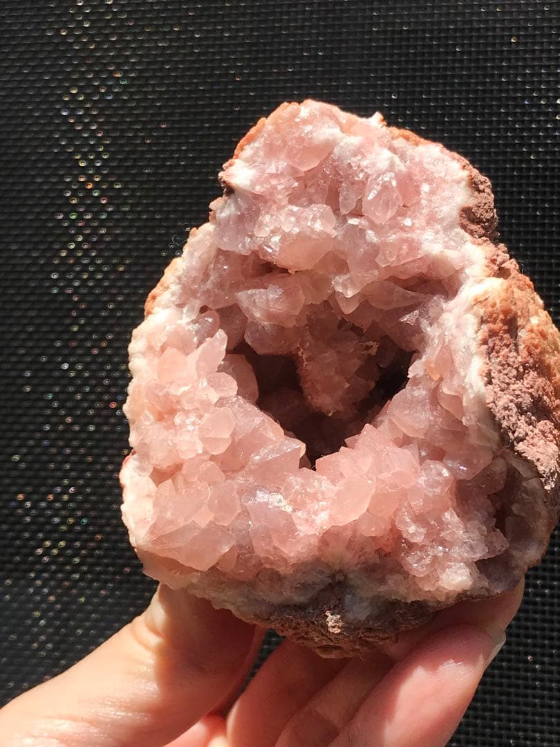 ☘️希少❤️奇跡　ピンクアメジスト ドーム パワーストーン 天然石 置き物