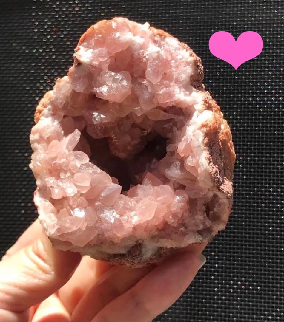 ☘️希少❤️奇跡　ピンクアメジスト ドーム パワーストーン 天然石 置き物