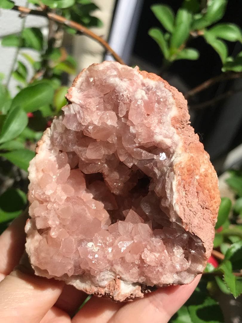 ☘️希少❤️奇跡　ピンクアメジスト ドーム パワーストーン 天然石 置き物