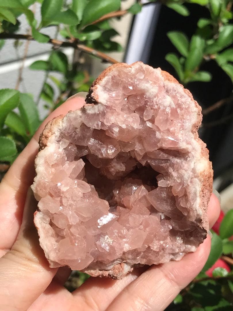 ☘️希少❤️奇跡　ピンクアメジスト ドーム パワーストーン 天然石 置き物