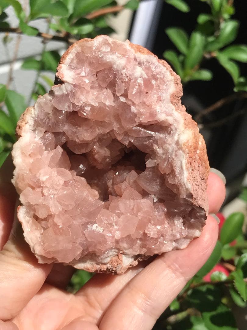 ☘️希少❤️奇跡　ピンクアメジスト ドーム パワーストーン 天然石 置き物