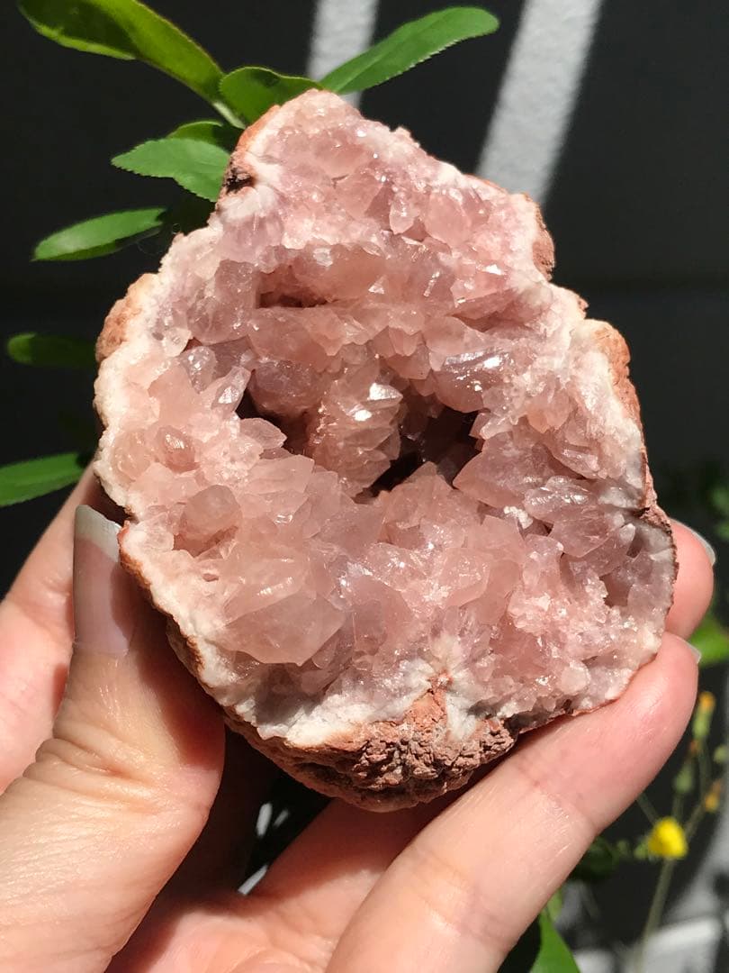 ☘️希少❤️奇跡　ピンクアメジスト ドーム パワーストーン 天然石 置き物