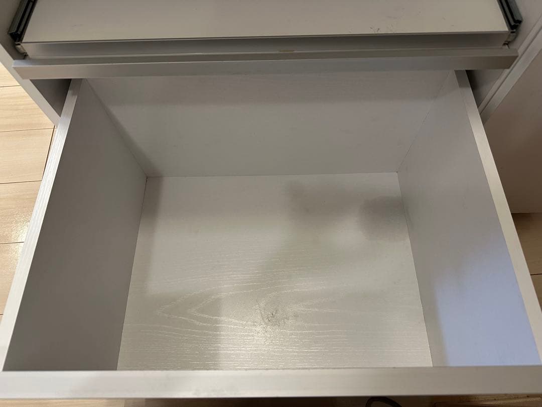 キッチンラック キャスター付き 木製ホワイト