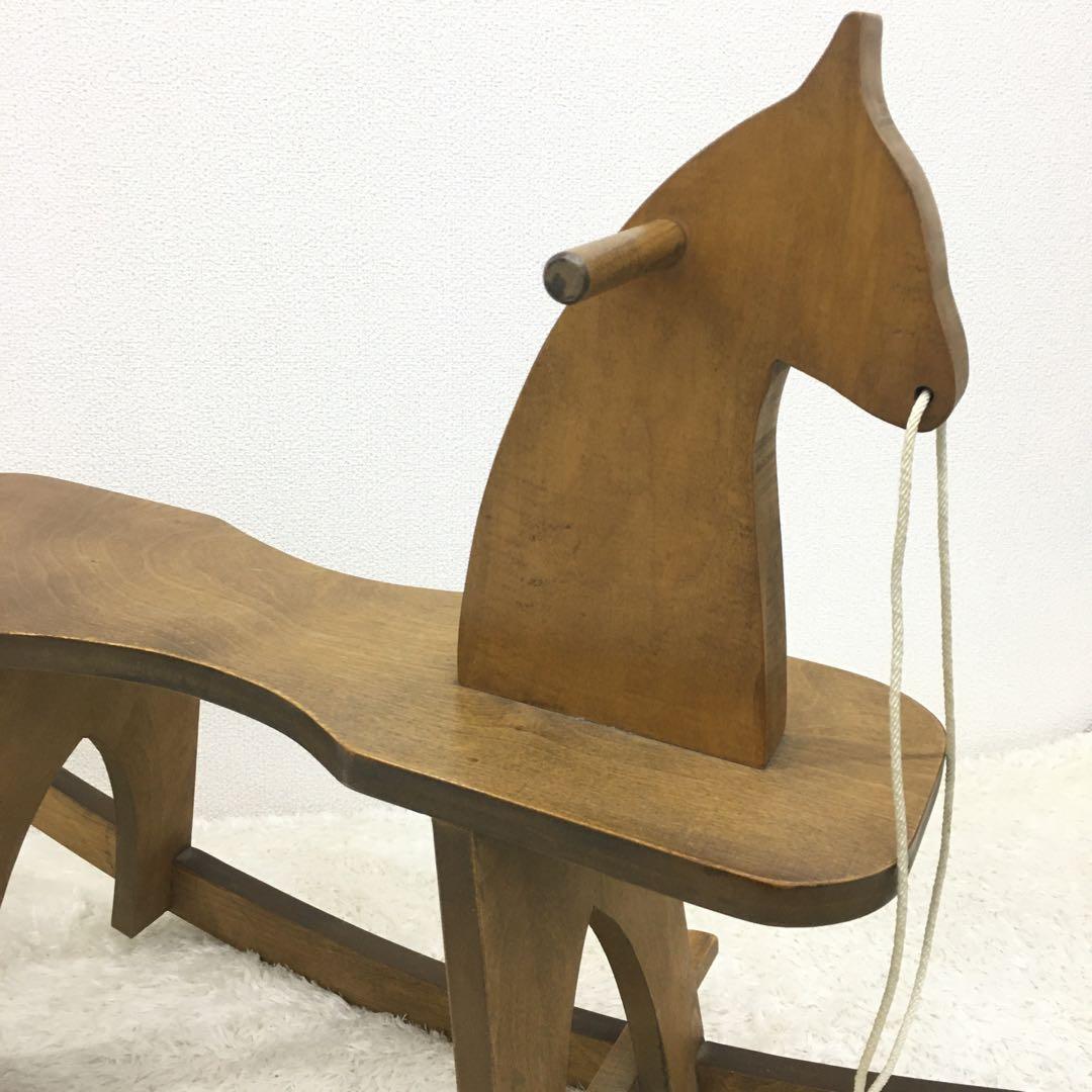 80〜90s USAヴィンテージ ロッキングホース オールド 家具 子供木馬