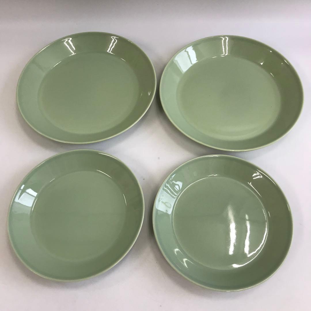 廃盤 イッタラ ティーマ teema セラドングリーン プレート 中・小 4枚