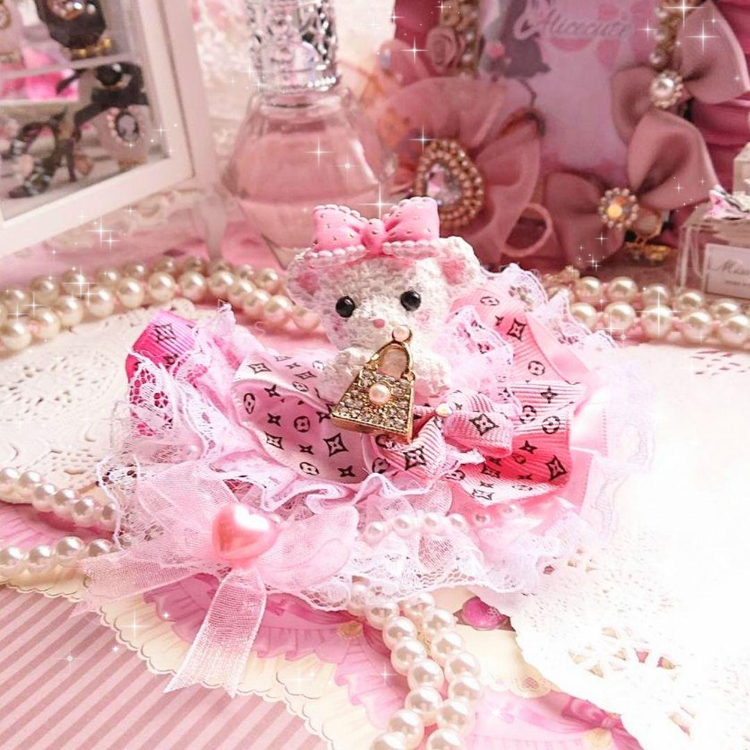 くま アロマストーン 豪華モノグラムドレス♡