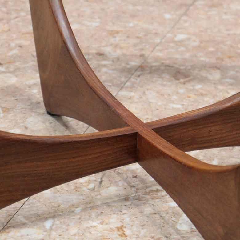 ローテーブル ジープラン アストロ ヴィンテージ イギリス ガラステーブル