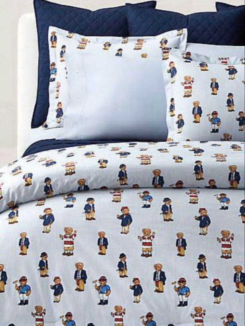 貴重新品未使用✳︎ラルフローレン✳︎Polo Bear✳︎シングル✳︎フィッテドシーツ