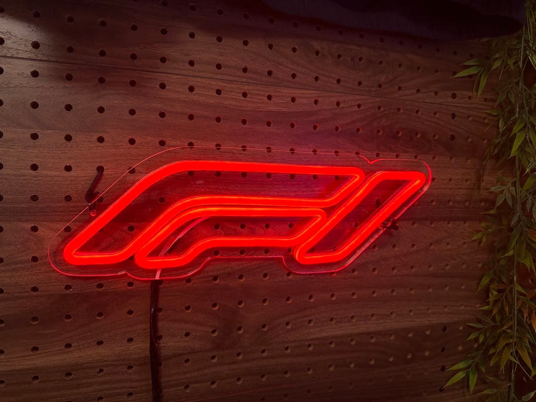 【希少】F1 ロゴ　ネオンライト