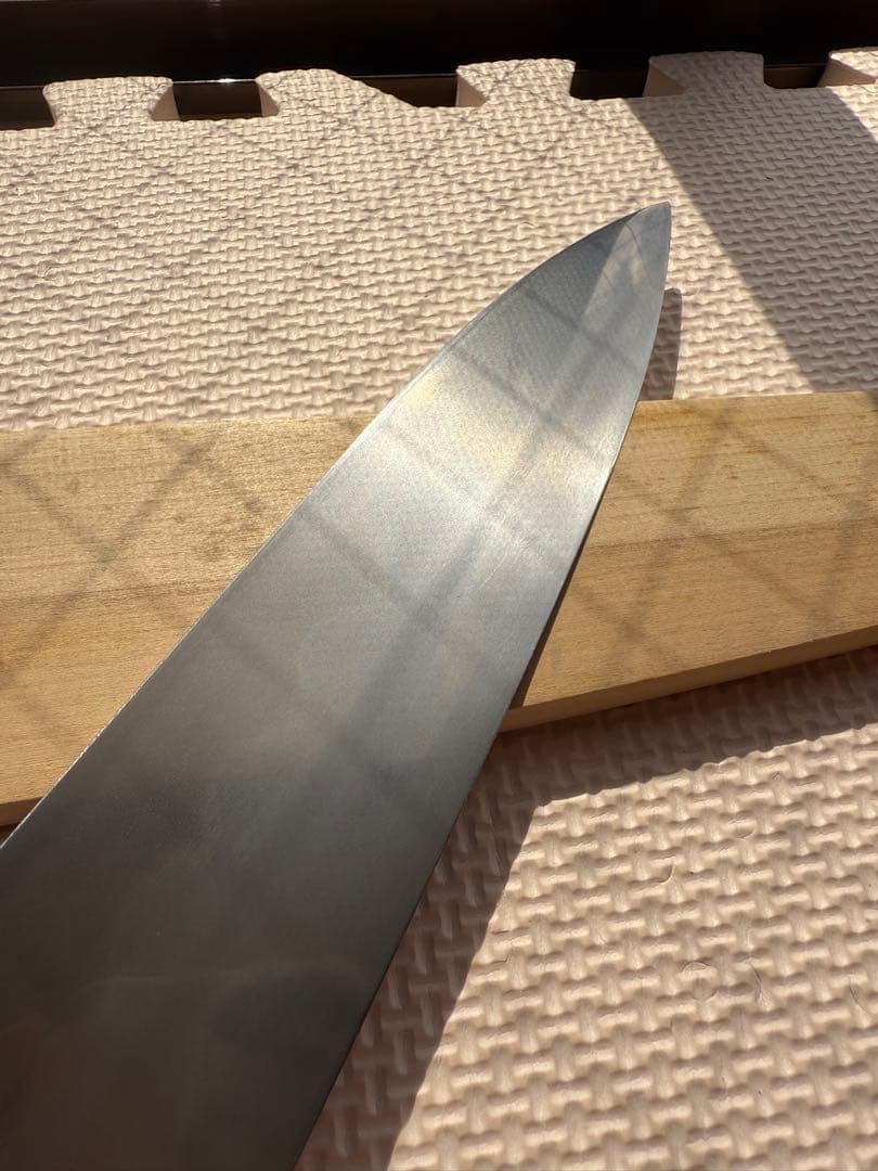 鉄釼良政作 本焼　和包丁 刃渡り30㎝ 全長47㎝ 鞘付 和牛刀