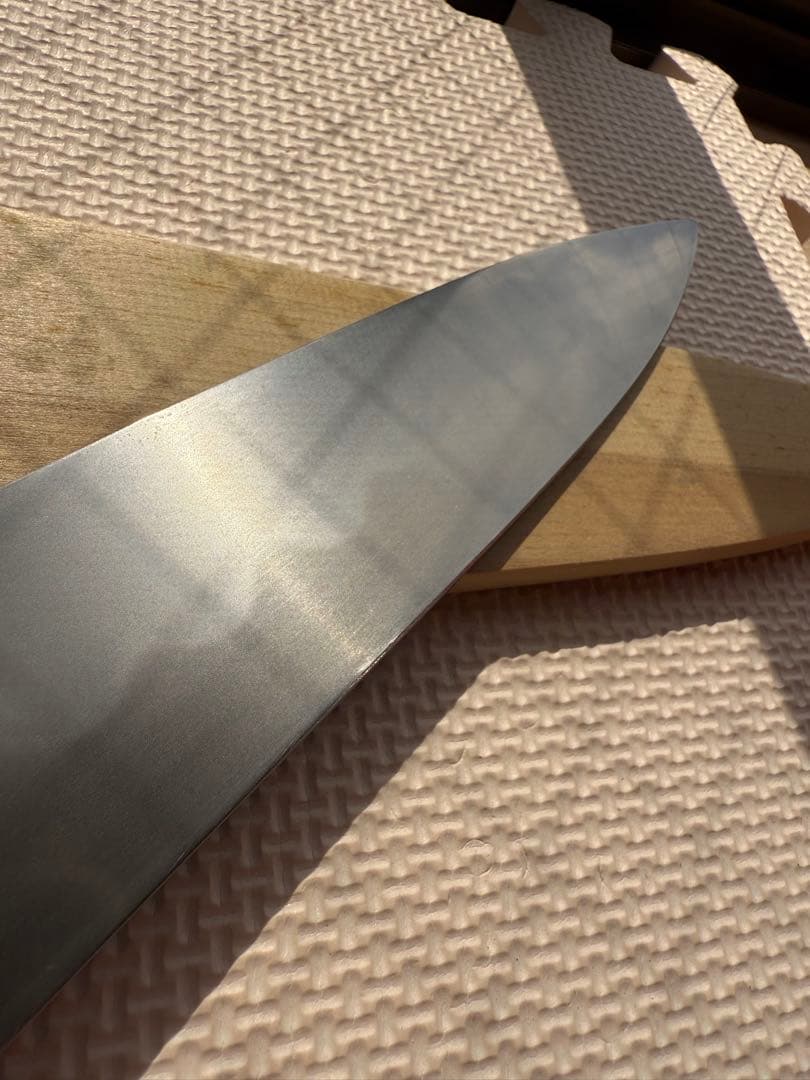 鉄釼良政作 本焼　和包丁 刃渡り30㎝ 全長47㎝ 鞘付 和牛刀