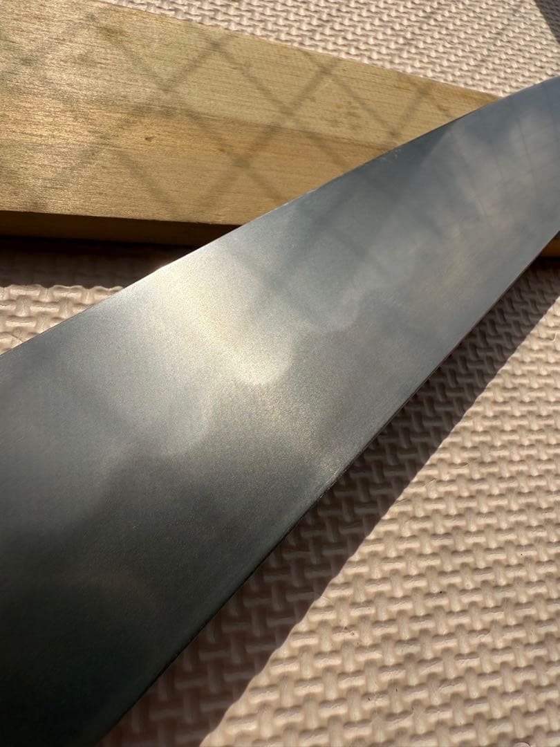 鉄釼良政作 本焼　和包丁 刃渡り30㎝ 全長47㎝ 鞘付 和牛刀