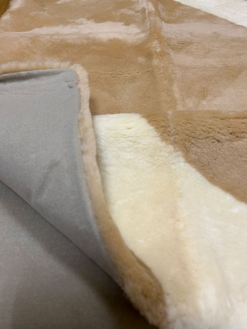 新品未使用 ムートン敷きパッド シングル