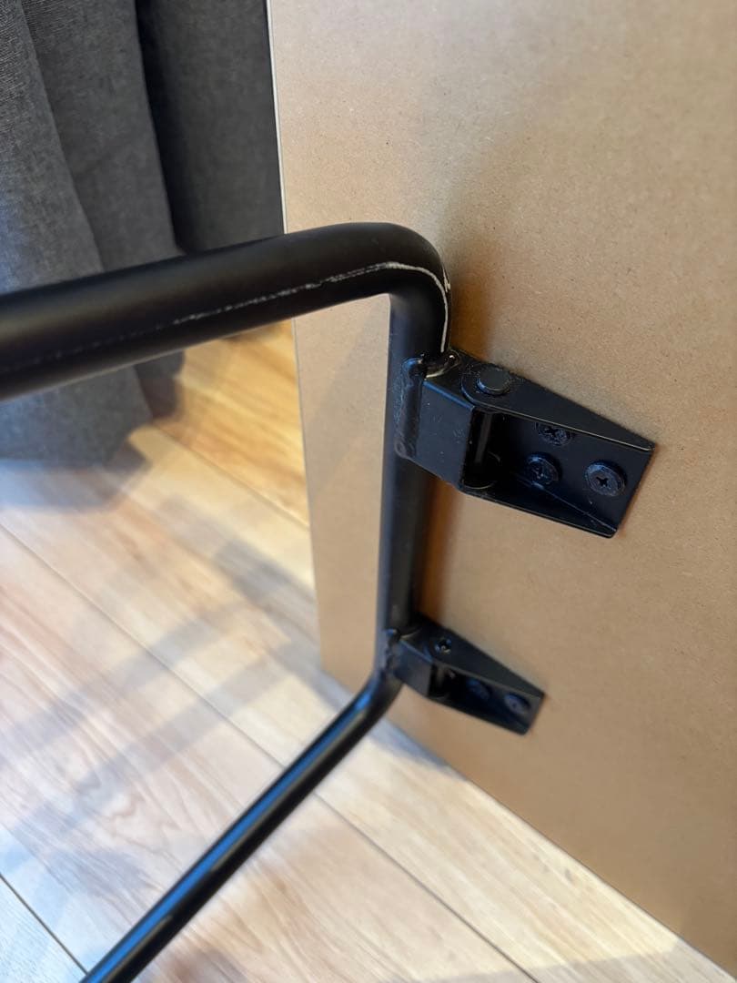 無印良品【廃盤】折りたたみローテーブル・幅９０ｃｍ・オーク材