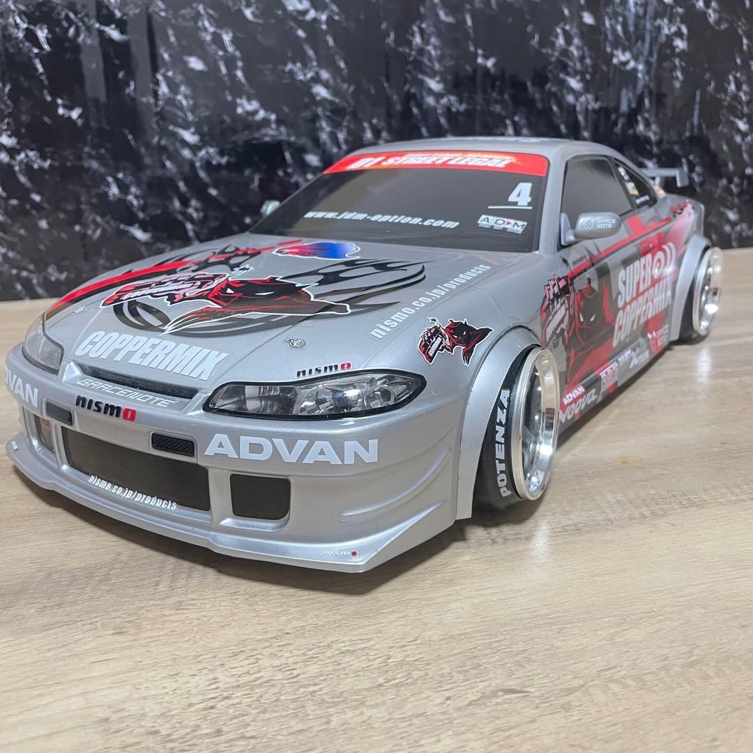 タミヤ シルビア s15 ラジコンボディ ドリフト 1/10 YD-2 - メルカリ