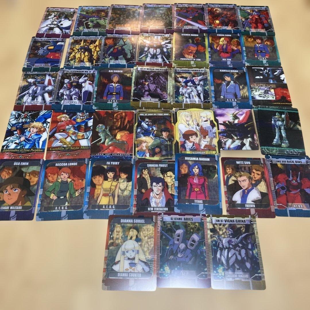 森永 ガンダム ウエハース プラスチックカード まとめ売り - メルカリ
