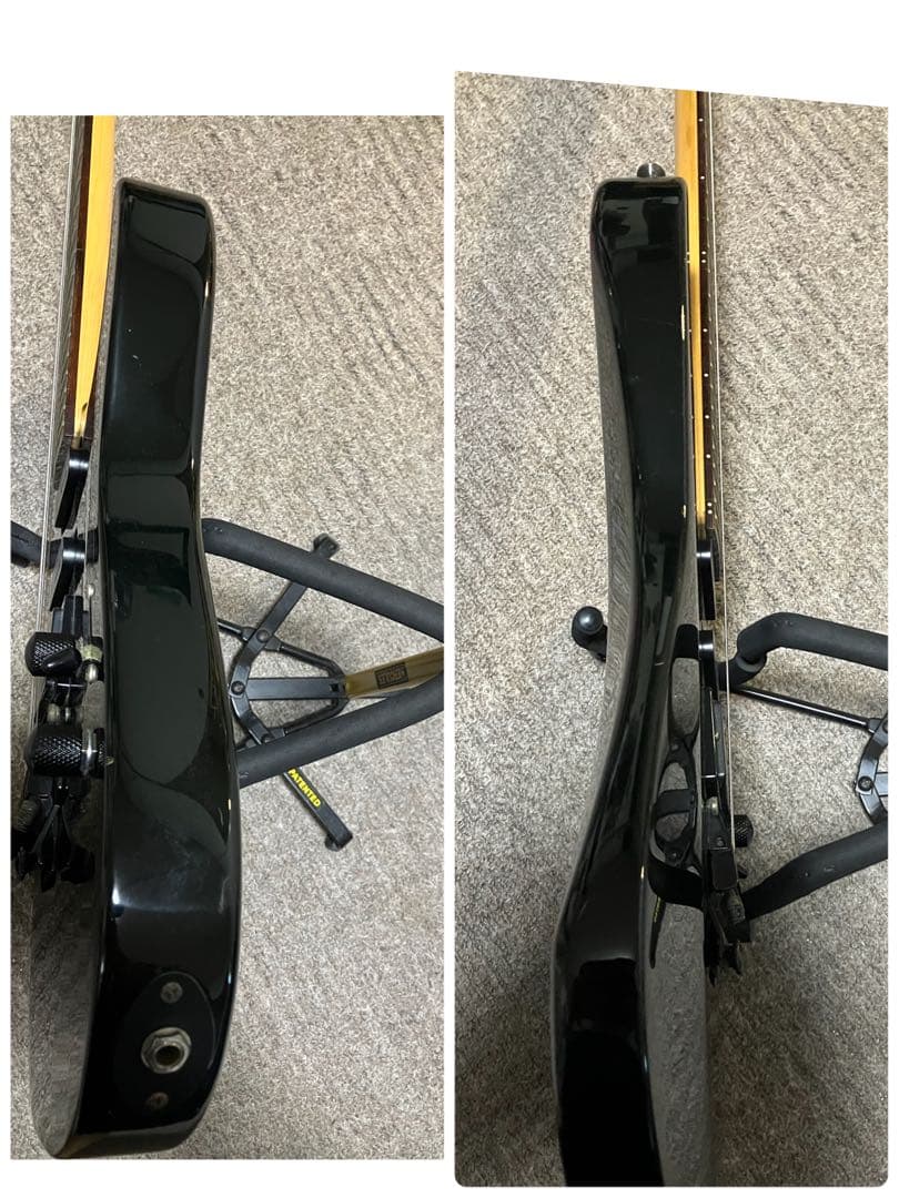 フェルナンデス フロイドローズ ブラック 旧アクティブ回路 パッシブ