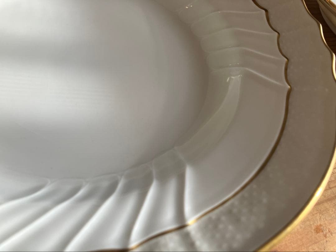 ジノリ　ベッキオグレース　23スーププレート×5