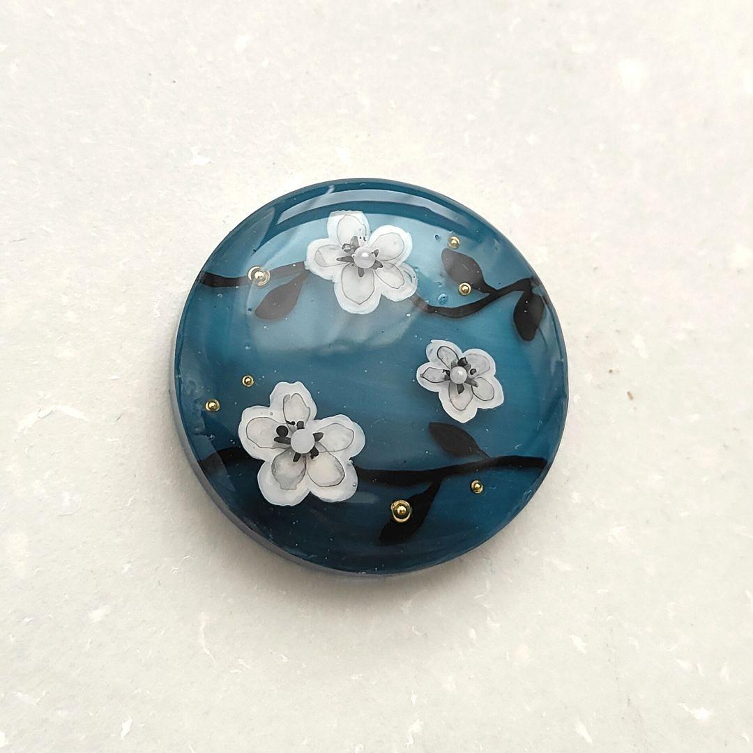 【906】ハンドメイド　レジン　ヘアゴム　ポニーフック