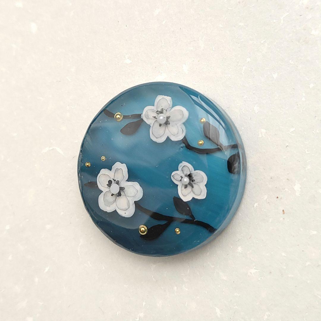 【906】ハンドメイド　レジン　ヘアゴム　ポニーフック