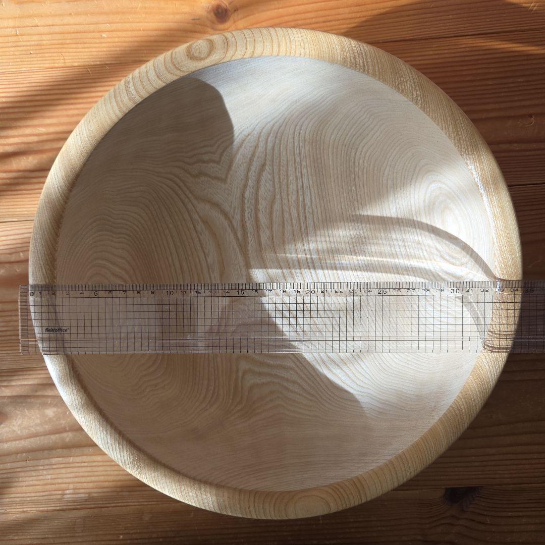 こね鉢　ナチュラルウッドボウル　ろくろ