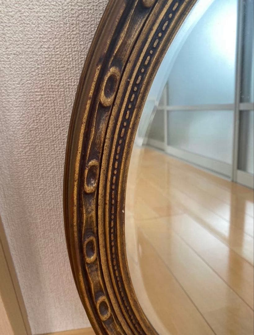 【希少】アンティーク　France Mirror フランスミラー　鏡