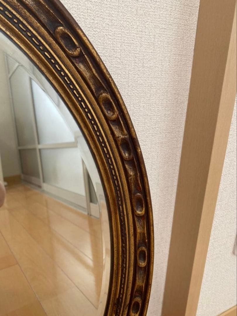 【希少】アンティーク　France Mirror フランスミラー　鏡