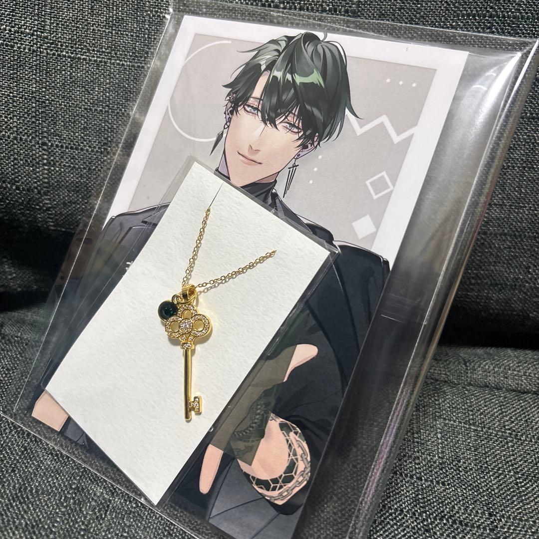 プラスメイト 時雨橙碁 鍵ネックレス＋ポストカード - メルカリ