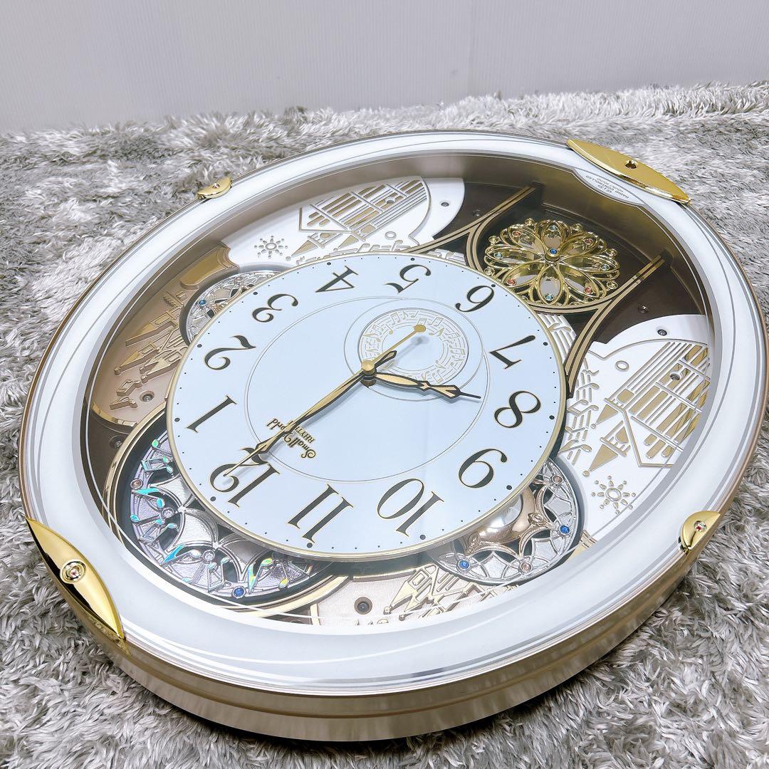rhythm リズム カラクリ時計 壁掛け時計 4MN509RH 廃盤品