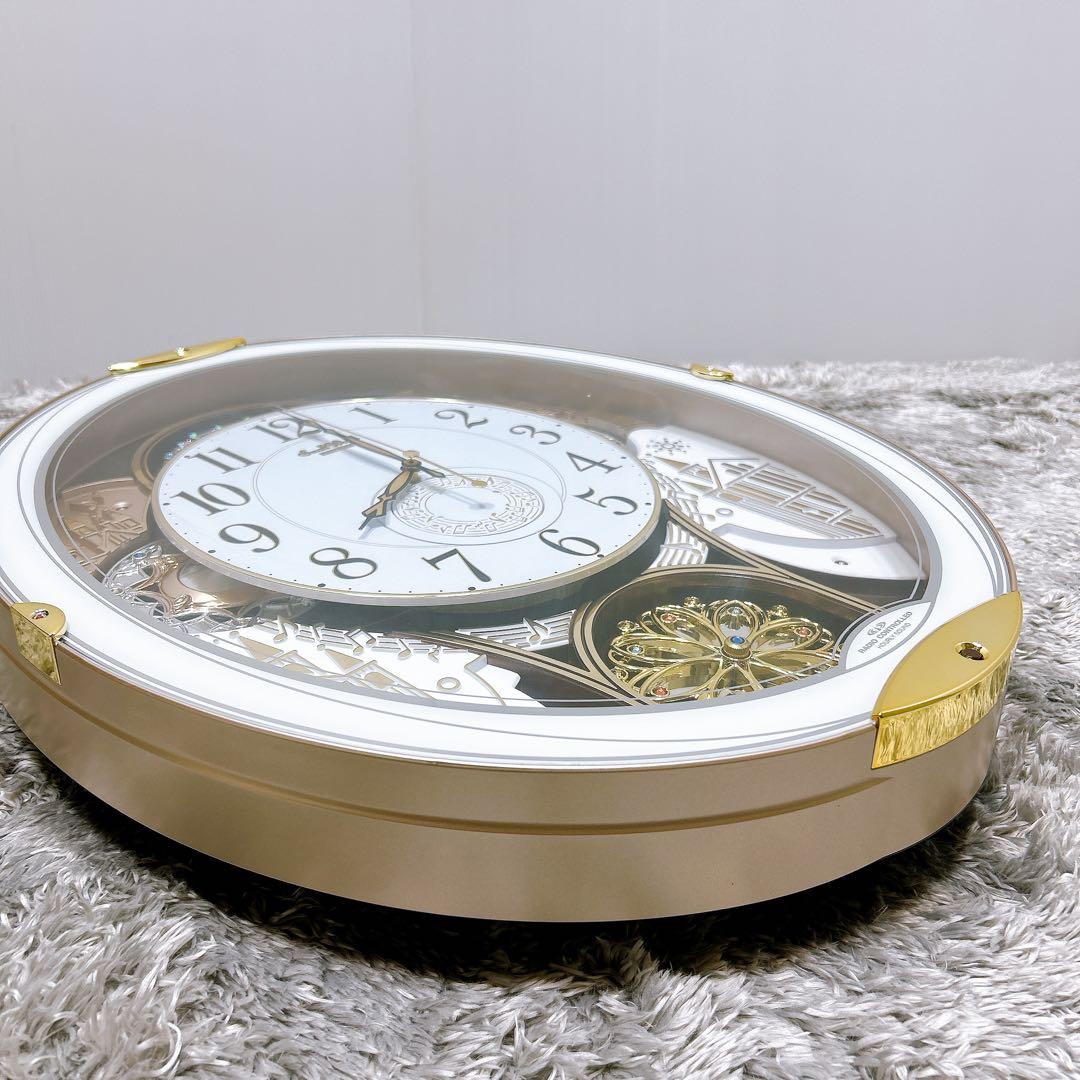 rhythm リズム カラクリ時計 壁掛け時計 4MN509RH 廃盤品